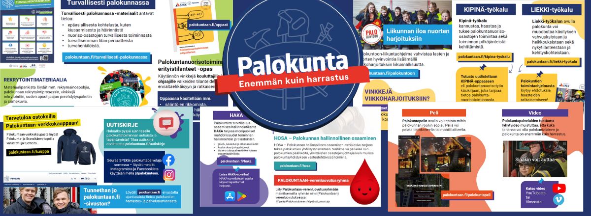 Palokuntapalveluiden materiaalit